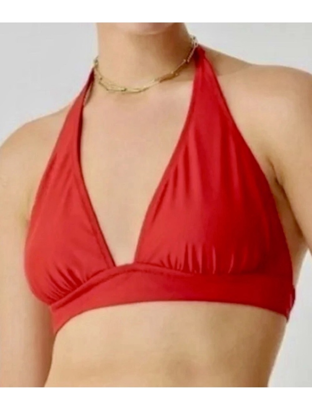 J Crew DD halter tie-back bikini top with mesh Women’s Beach Vacation BY633